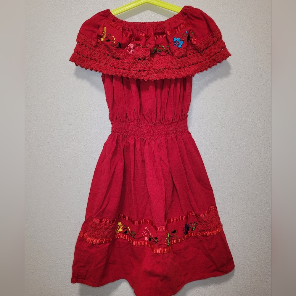Handmade On/Off Shoulder Dress